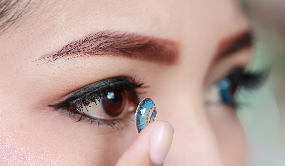 контактні лінзи кольорові